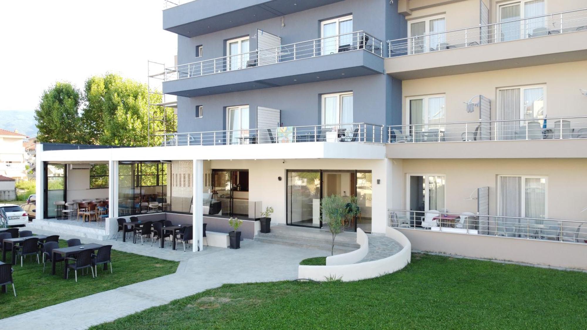Aegean Blue Apartments & Suites Лептокария Екстериор снимка