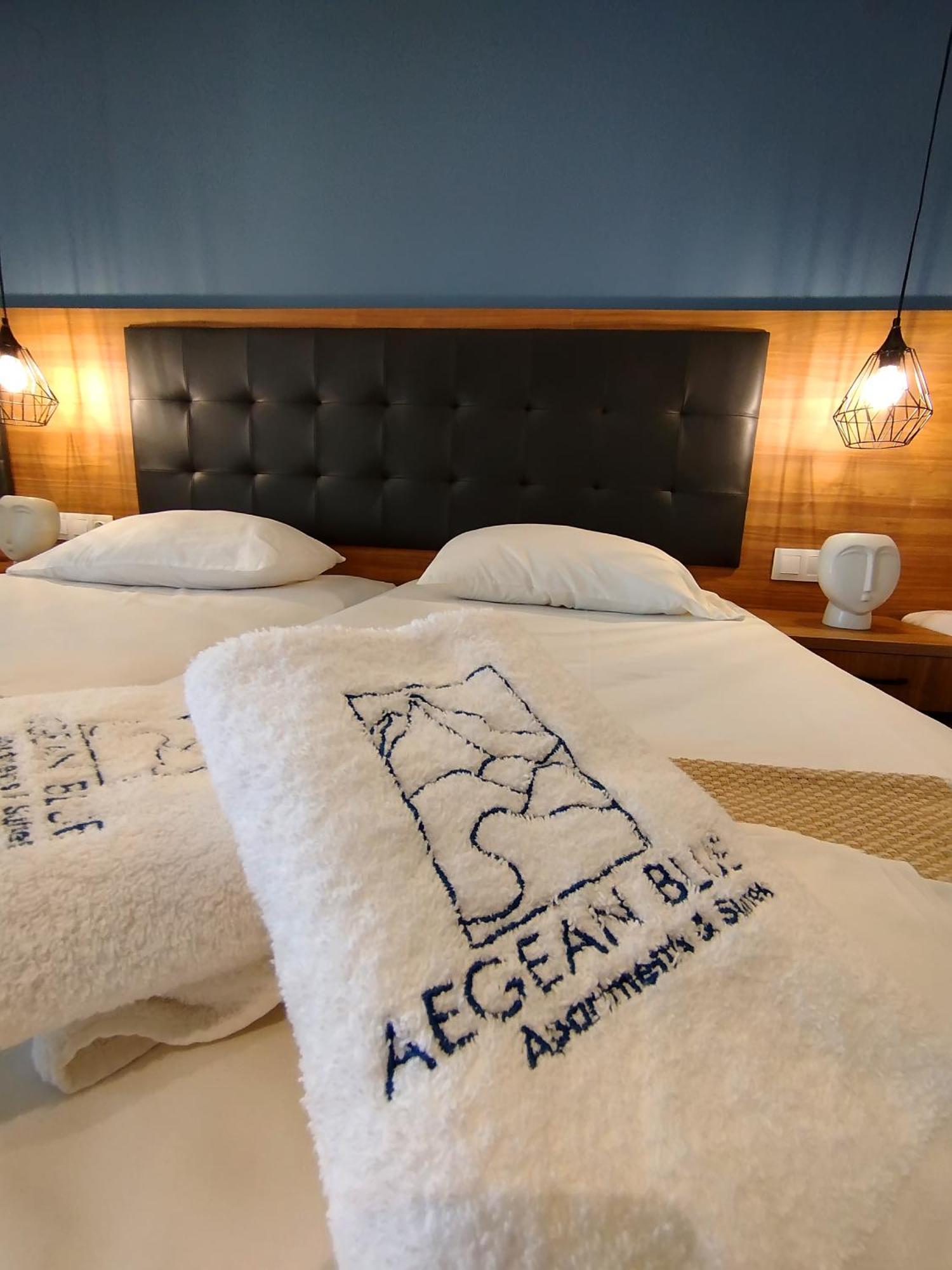 Aegean Blue Apartments & Suites Лептокария Стая снимка