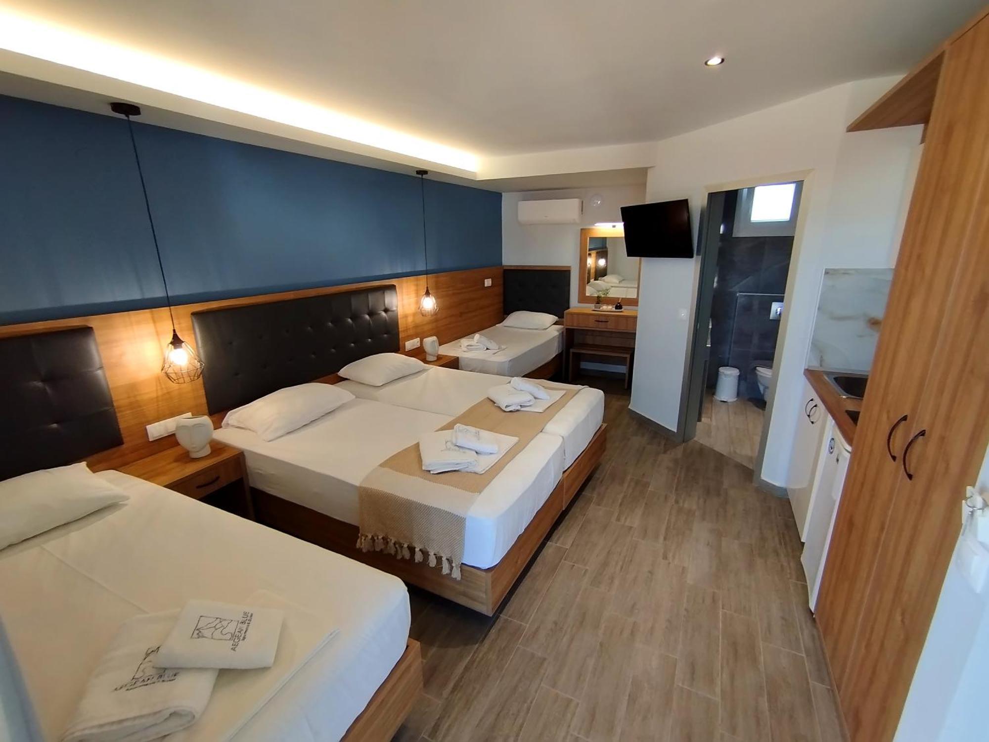 Aegean Blue Apartments & Suites Лептокария Стая снимка