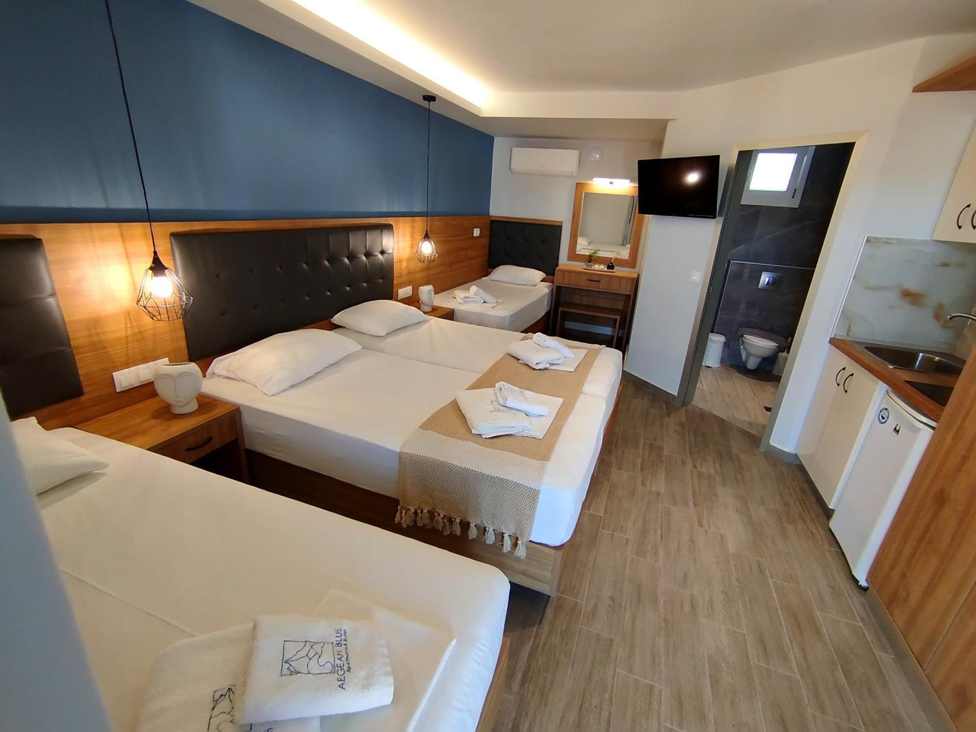 Aegean Blue Apartments & Suites Лептокария Екстериор снимка