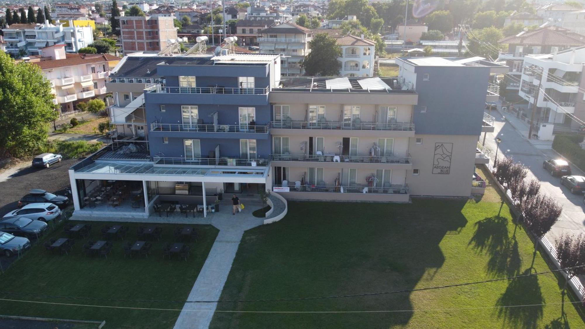 Aegean Blue Apartments & Suites Лептокария Екстериор снимка